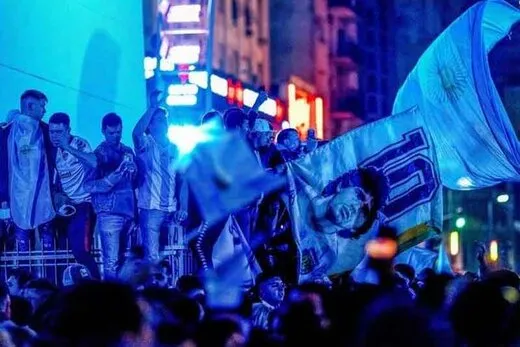 جشن قهرمانی آرژانتینی ها خونین شد + فیلم
