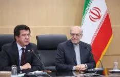نشست مشترک مهندس نعمت زاده و وزیر اقتصاد ترکیه