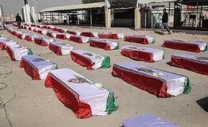 ورود پیکر ۹۸ شهید تازه تفحص شده به کشور