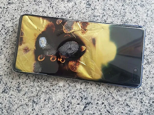 نسخه ۵G گلکسی‌اس ۱۰آتش گرفت!