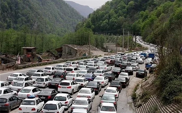 ترافیک سنگین در محورهای شمالی