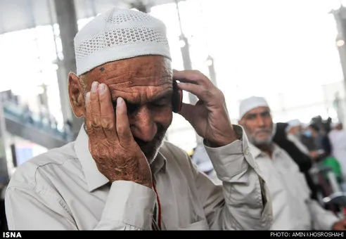 ورود اولین کاروان حجاج به ایران +تصاویر