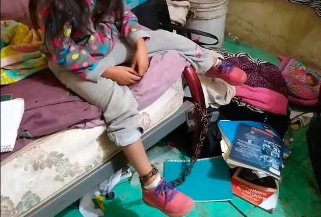 نجات کودکی از شکنجه هولناک +عکس