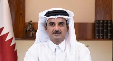استقبال معاون اول رییسی از  امیر قطر