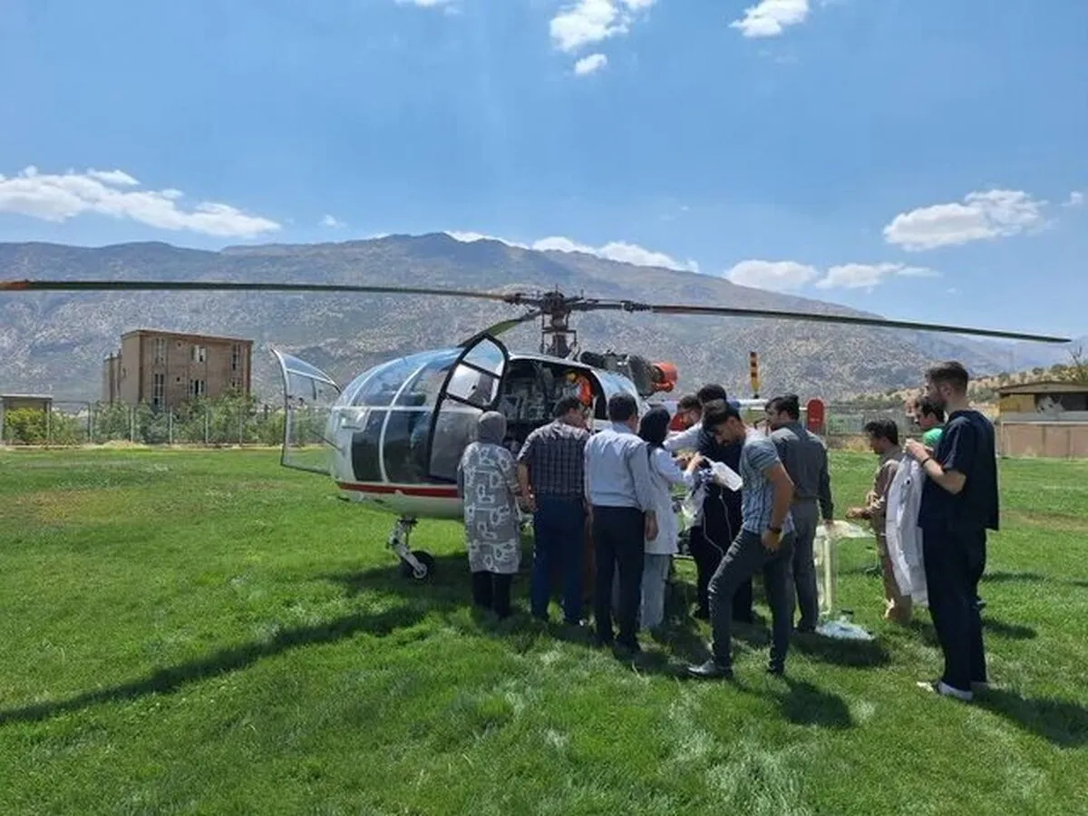 ‌ نوزاد یک روزه سروآبادی نجات پیدا کرد