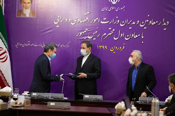 تجلیل معاون اول رییس جمهور از عملکرد موفق بانک ملت