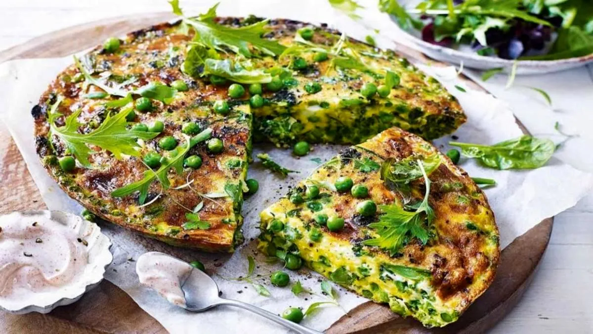 راز خوشمزه شدن کوکوی نخود سبز + طرز تهیه مرحله به مرحله