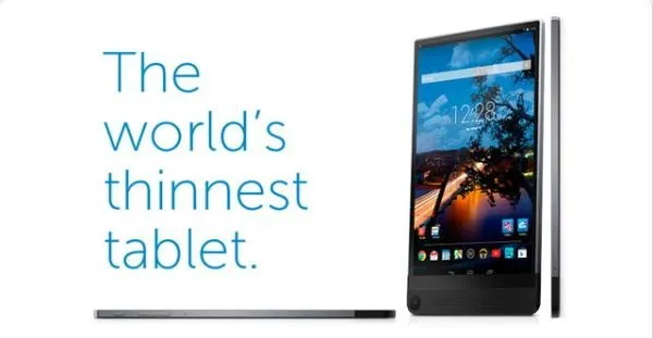 Dell نازک ترین تبلت دنیا را ساخت+عکس