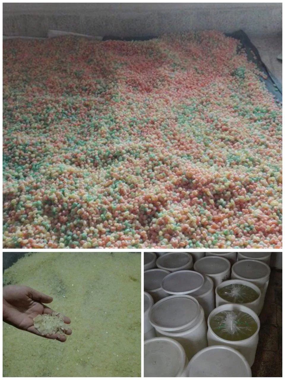 کشف ۱۵تن آبنبات و شکلات غیربهداشتی در ورامین +عکس