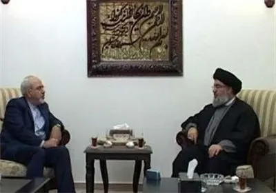 دیدار طولانی ظریف با سید حسن نصرالله