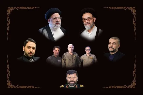 حضور اعضای هیئت دولت در تشییع پیکر آیت‌الله رئیسی + فیلم