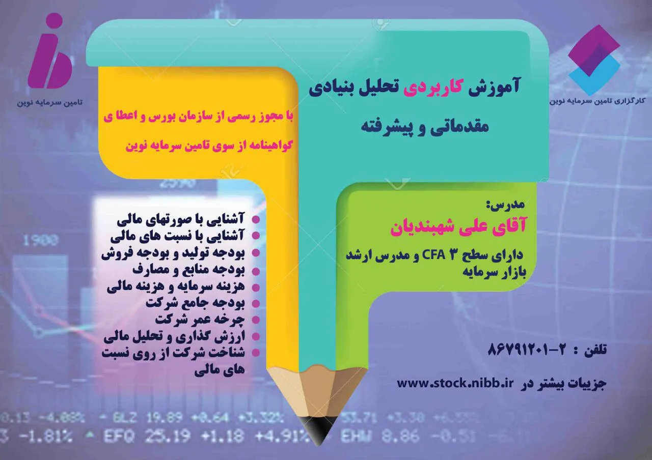 دوره‌های تخصصی و کاربردی بازار پول و سرمایه