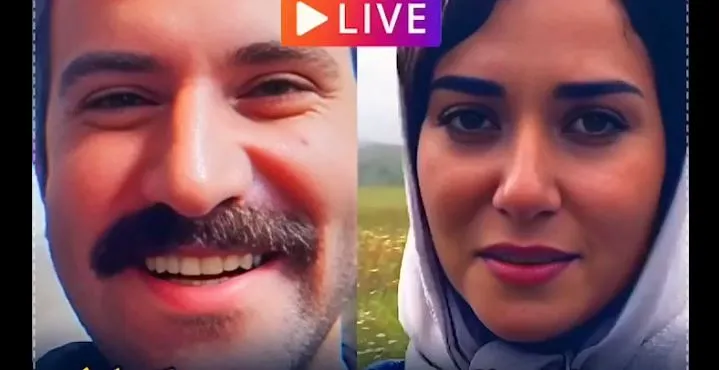 ویدیو چت عاشقانه هوتن شکیبا با بازیگر معروف زن! + فیلم