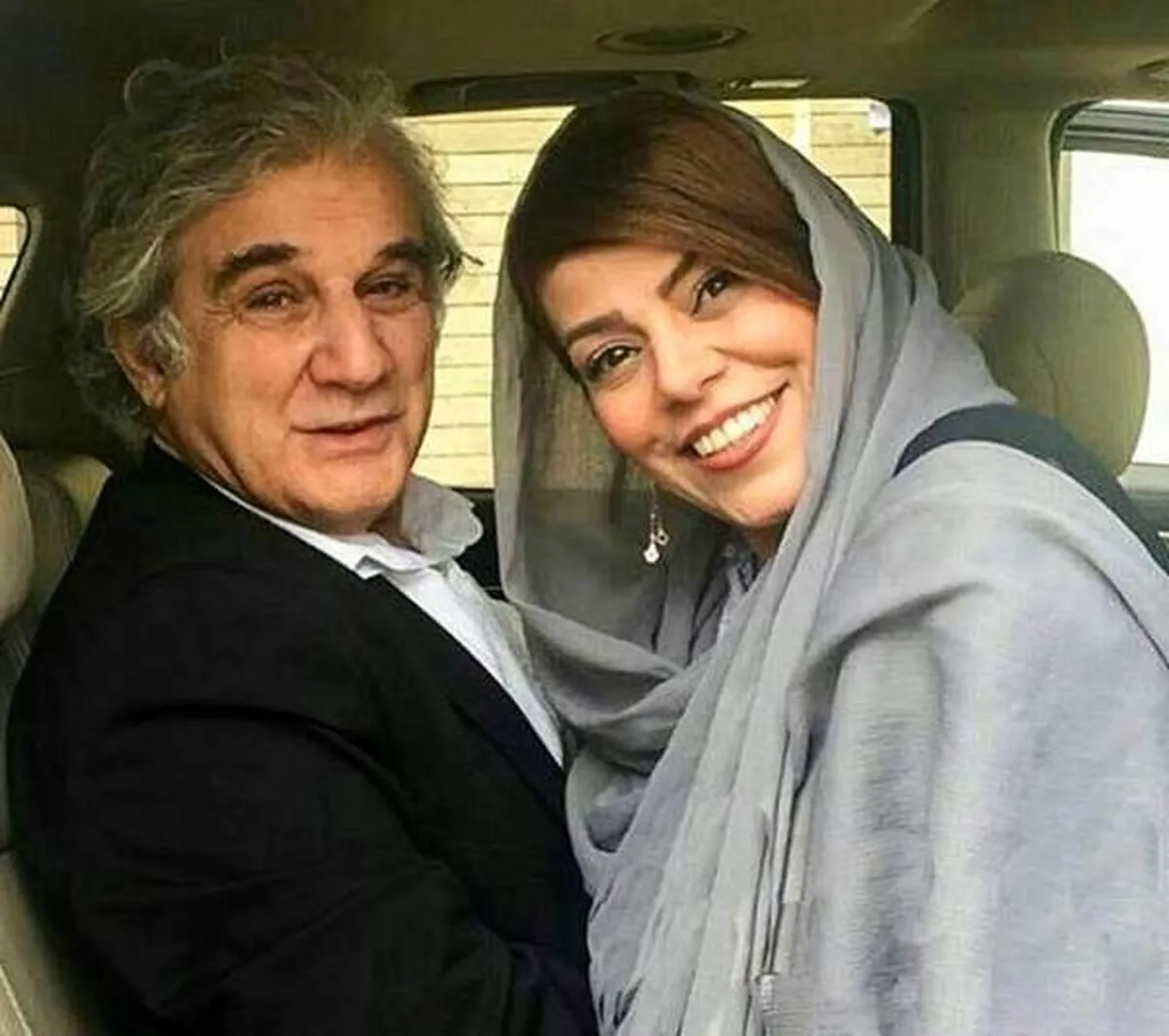 مهدی هاشمی در کنار همسر جوانش + عکس