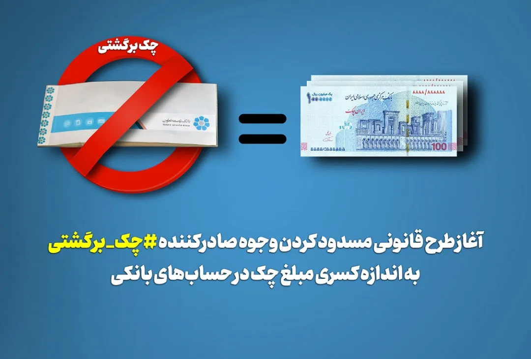 اجرای طرح مسدود کردن مبلغ چک در کلیه حساب های بانک توسعه تعاون