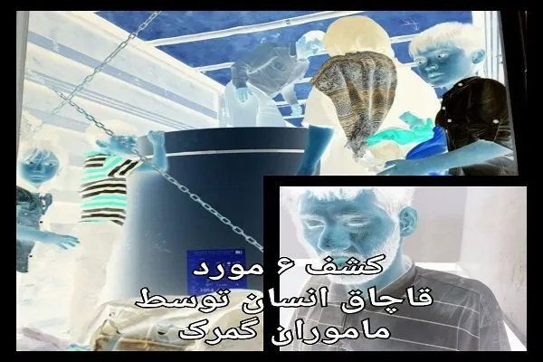 کشف ۶ مورد قاچاق انسان