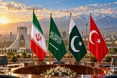 آغاز-نشست-چهارجانبه-ایران-پاکستان-ترکیه-و-عربستان-در-تهران-فیلم