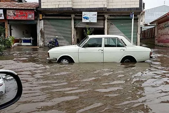 سیلابی شدن رودخانه‌ها در شمال کشور