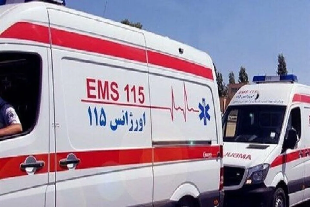 ۱۱ مصدوم در واژگونی مینی‌بوس کارگران معدن بردسکن - سبزوار