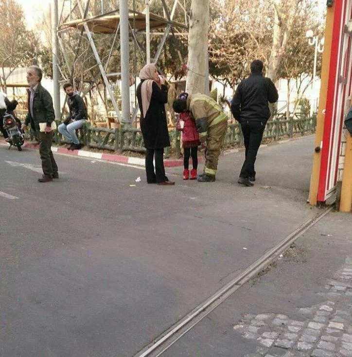 آتش نشانی که زنده برگشت +عکس