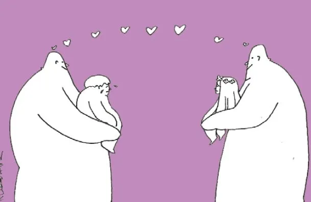 عروسک‌بازی پای سفره عقد