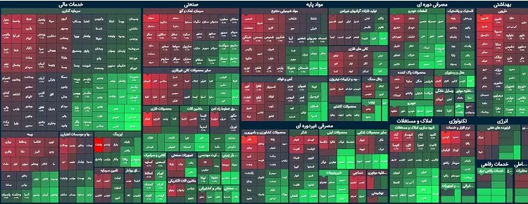 گزارش پایانی بورس یکم آذر ۱۴۰۱ /  موتور شاخص کل دیر روشن شد