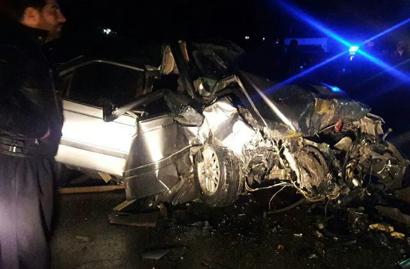 هشت نفر در سوانح جاده‌ای کرمانشاه جان سپردند
