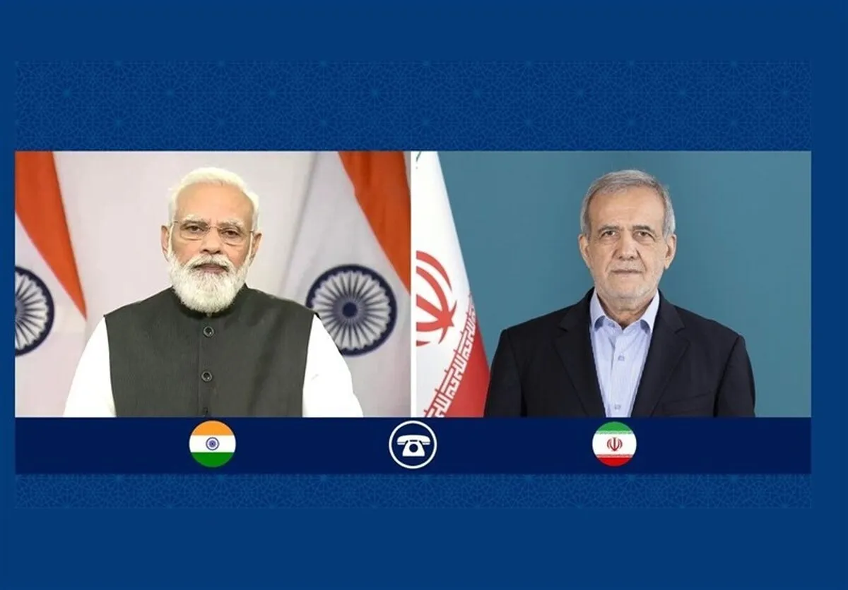 Pezeshkian Highlights Iran-India Cooperation
