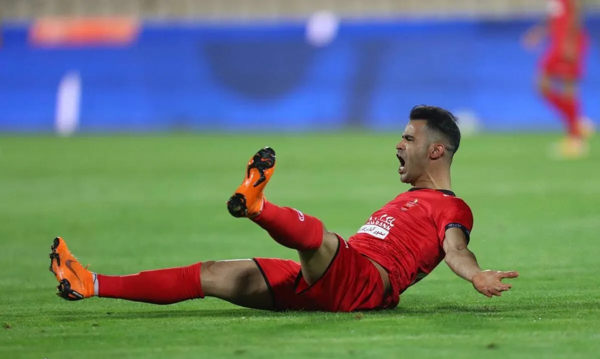 گل اول پرسپولیس به استقلال توسط آل کثیر + فیلم