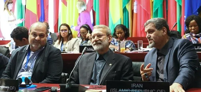 سخنرانی لاریجانی در نشست اتحادیه بین المجالس