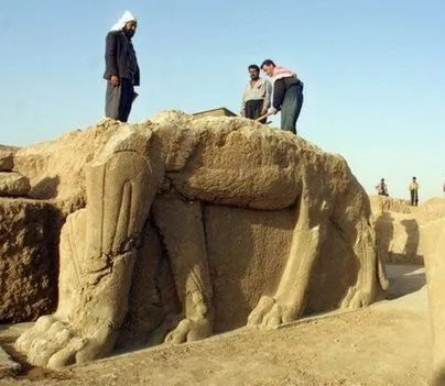 تخریب‌شهرباستانی‌نمرود توسط داعش+تصاویر