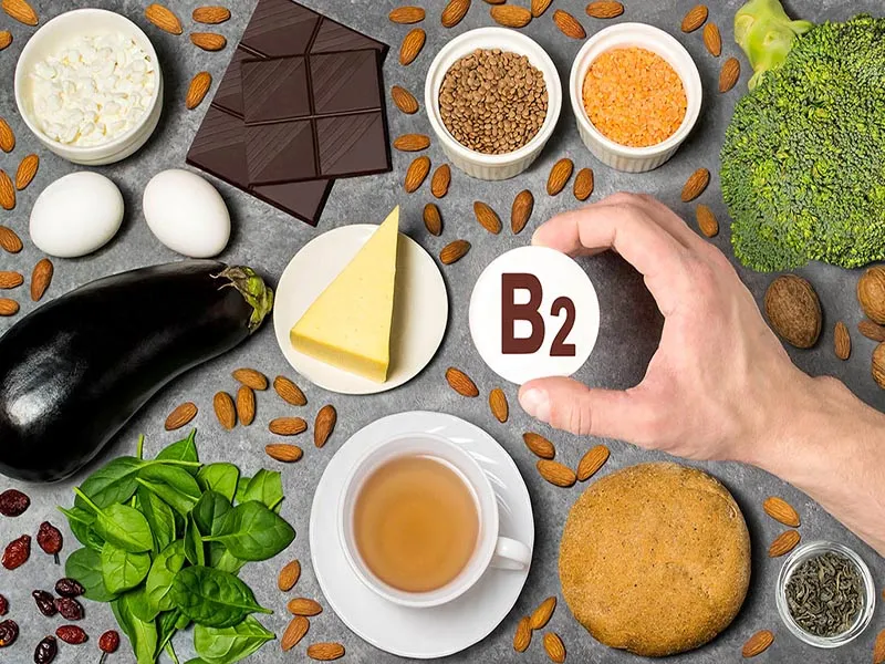 ویتامین B۲ در چه مواد غذایی وجود دارد