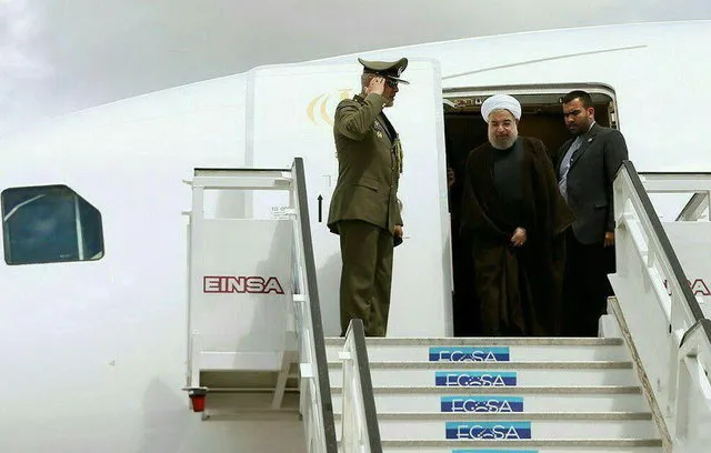 رییس جمهوری اسلامی ایران وارد نیویورک شد