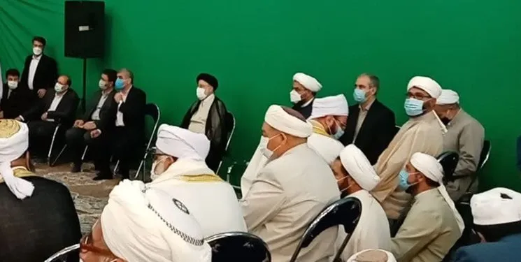 رییسی در جمع صدها نفری علمای اهل سنت حضور یافت