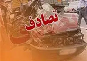 تصادف مرگبار دو خودرو سنگین در جاده قدیم قم - تهران