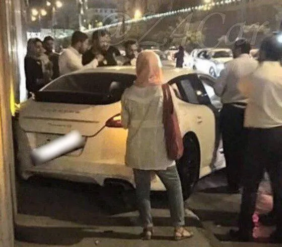 تصادف پورشه در اتوبان آیت‌الله هاشمی +عکس