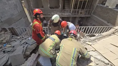 انفجار-وحشتناک-در-تهران-ساختمان-مسکونی-نابود-شد-عکس