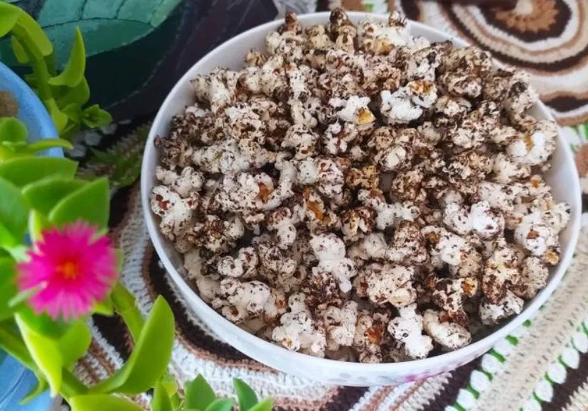 طرز تهیه پاپ کورن شکلاتی + فیلم