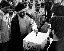 دور دوم ریاست‌ جمهوری آیت‌الله‌خامنه‌ای+عکس