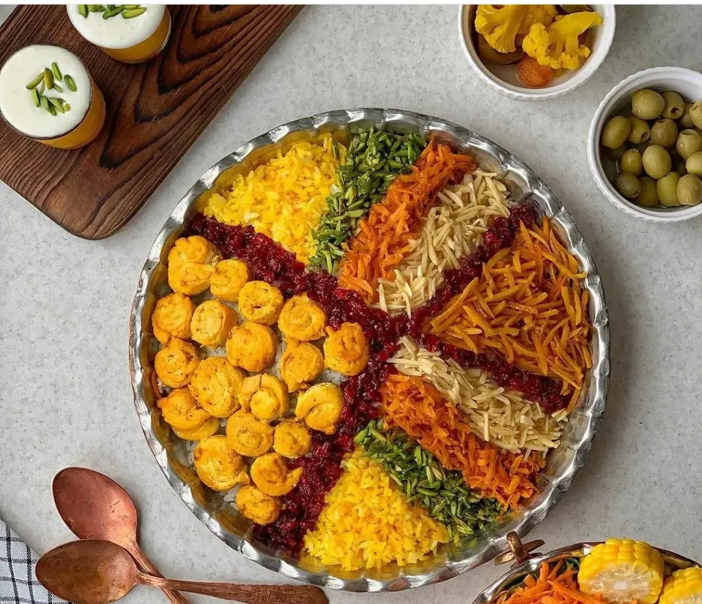 طرز تهیه جواهر پلو یا مرصع پلو مجلسی + فوت و فن خوشمزه شدن