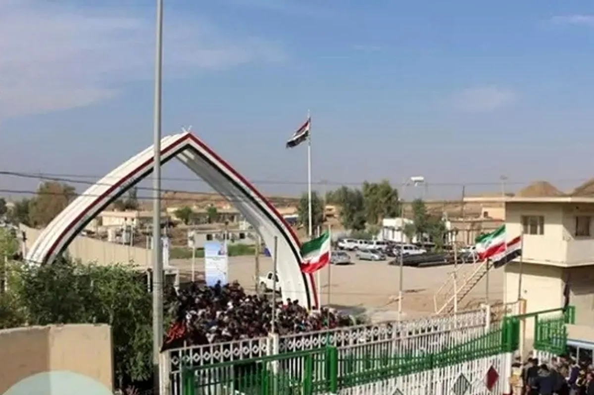 آخرین وضعیت تردد زائران در پایانه مرزی شلمچه + فیلم