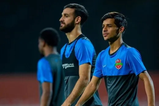 قائدی و نوراللهی در ترکیب شباب الاهلی مقابل الوصل + عکس