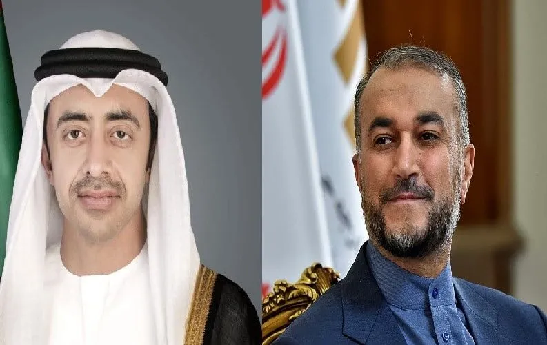 وزاری خارجه ایران و امارات روابط دو کشور را مثبت خواندند