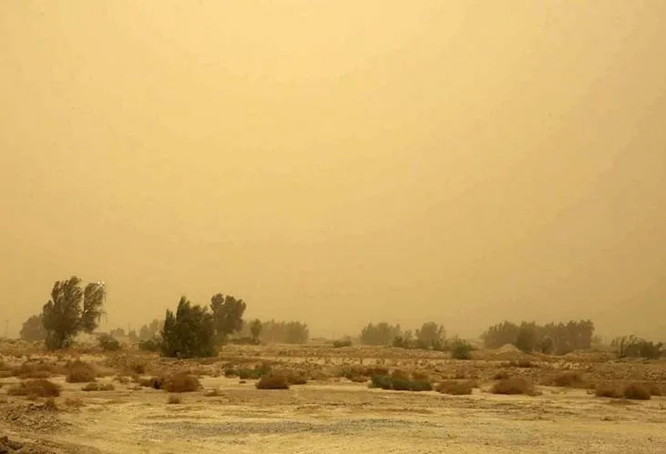 غلظت گرد و غبار در سیستان به 28 برابر حالت ناسالم رسید