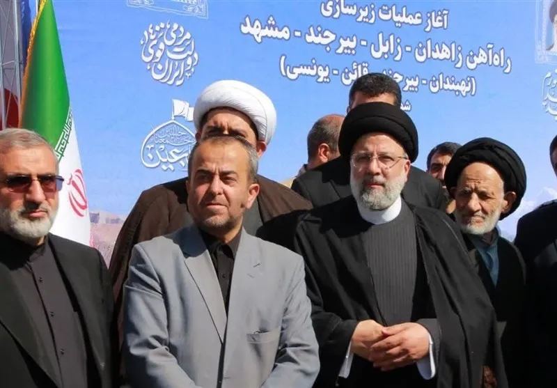 آغاز عملیات ‌خط راه‌آهن مشهد ـ بیرجند ـ زاهدان با حضور رییس جمهور