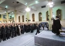 دیدار فرماندهان ناجا با رهبر انقلاب +عکس