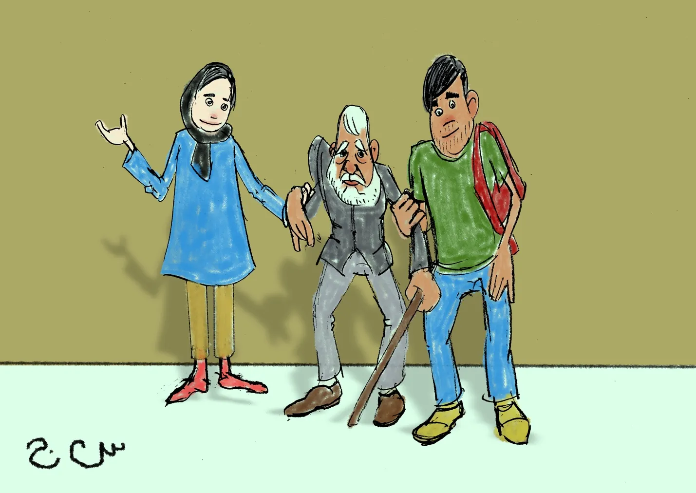 برای همراهی سالمندان با کمپین محافظم باش همراه شوید
