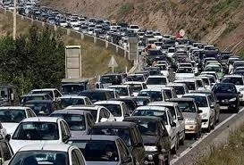 ترافیک در محورهای چالوس، هزار، فیروزکوه و اتوبان کرج-تهران
