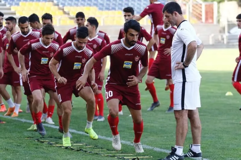 اولین تمرین پرسپولیس با حضور کالدرون
