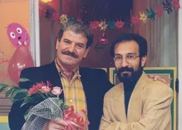 اصغر فرهادی پشت صحنه یک سریال قدیمی +عکس